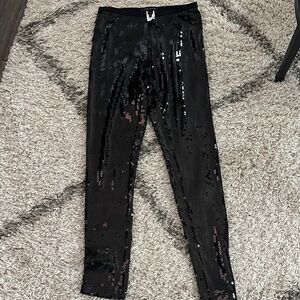 Women’s Black Sequin Marc Jacob’s Leggings